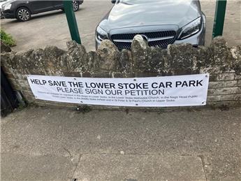 UPDATE ON THE 'HELP SAVE THE LOWER STOKE CAR PARK PETITION'